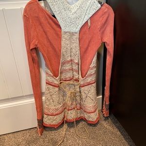 Buckle brand shirt and cardigan